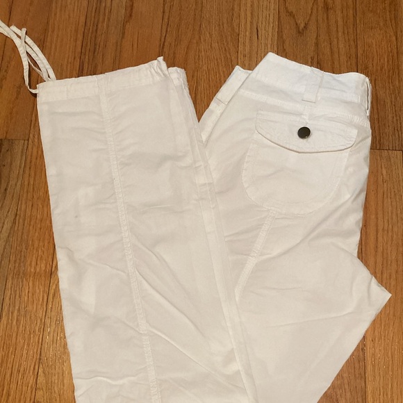 NWT Boston Proper Proper Cargo Pants, Pure White ￼ - Picture 5 of 5